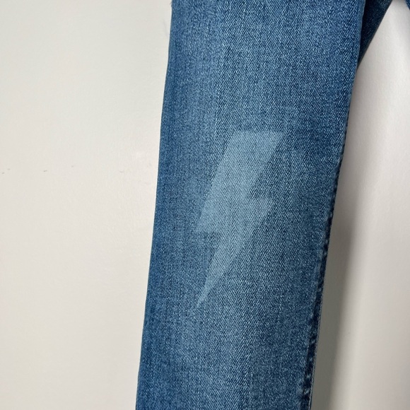 Mini Boden Harry Potter HP Jeans Denim Glasses Lightening Bolt Scar 3Y - Picture 2 of 12